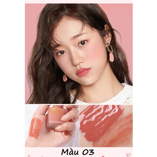 ❤️❤️ ❤️ Má Hồng Dạng Kem Molvsenlin Lollipop Blusher Siêu Cute ❤️❤️❤️-W34-B9T2