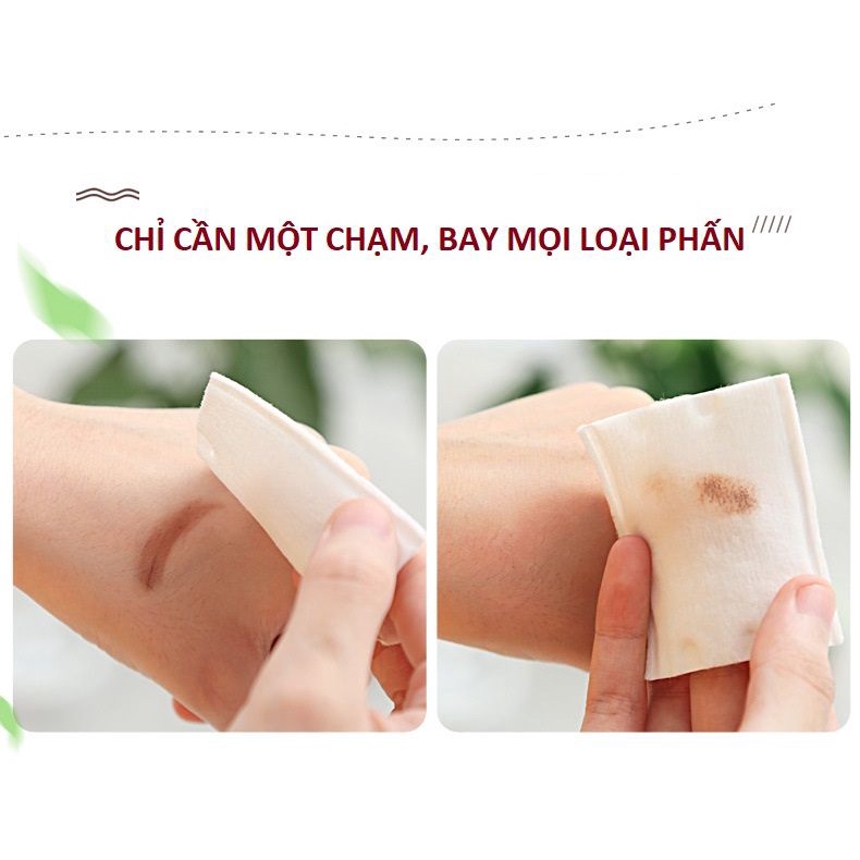 Bông tẩy trang 3 lớp Cotton Pads- Bông tẩy trang túi 222 miếng tiện lợi- Zenda