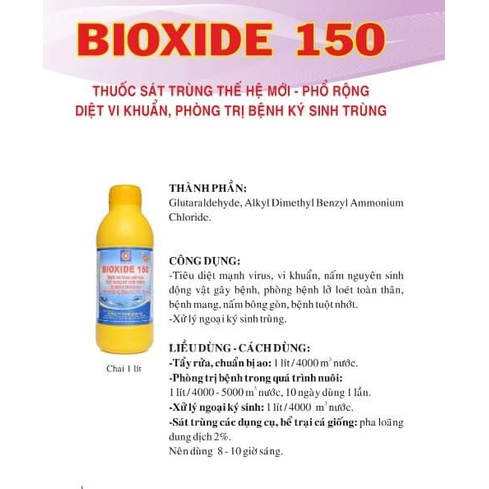 DIỆT KHUẨN BIOXIDE 150 [ MUA 5 TẶNG 1] [SANDO]
