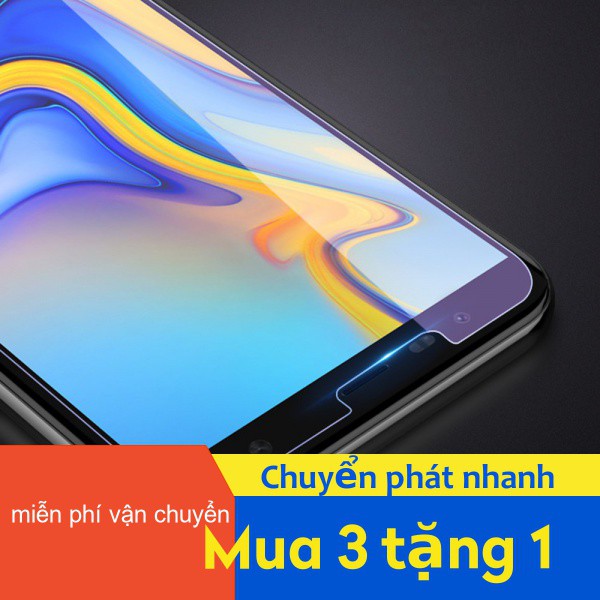 Kính cường lực màn hình chất lượng cao kèm phụ kiện cho Samsung Galaxy A01 Core A3 A5 A6 A6S A7 A8 A9 A12 A8S A9 J7 J727