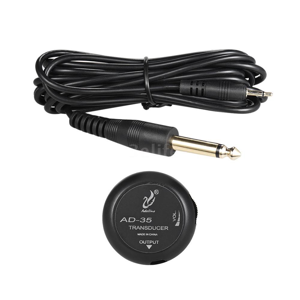 Bộ chuyển đổi tiếp xúc micro Adeline AD-35 Mini Piezo với dây cáp đầu ra 6.35mm 3m cho đàn guitar thùng/violin/ukulele