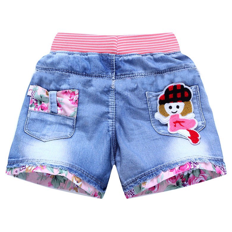 Quần Short Bò Trẻ Em Dành Cho Bé Gái Hàng Quảng Châu Cao Cấp Loại 1 HOT 2021