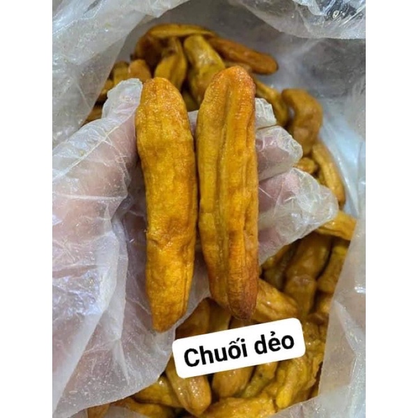500gram Chuối Sấy Dẻo Đà Lạt Nguyên Trái