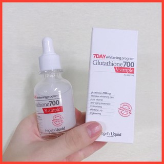 Huyết thanh trắng da 7day Whitening Program Glutathione 700 V-ample