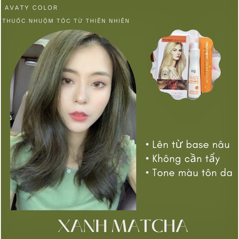 Thuốc nhuộm tóc Xanh Matcha