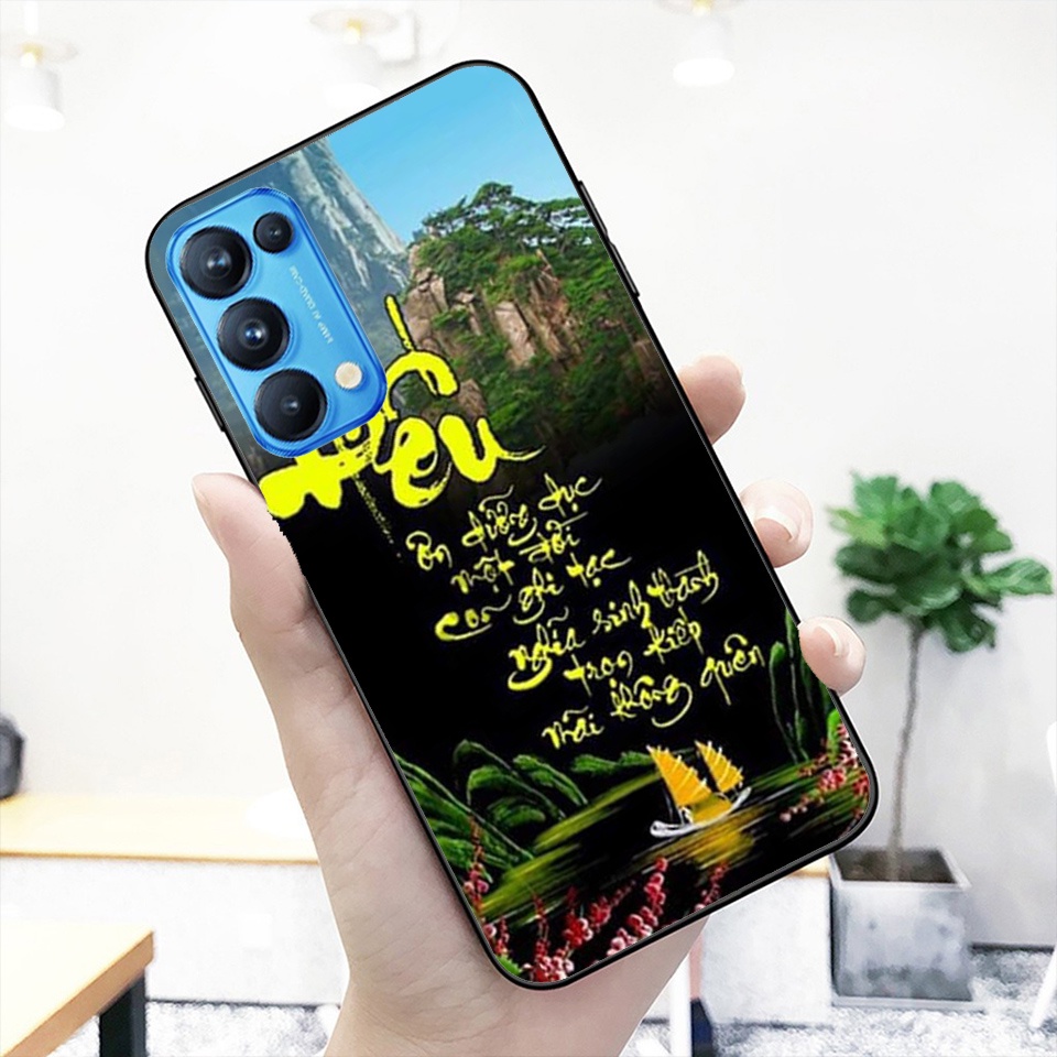 Ốp lưng kính cường lực Oppo Reno6 Reno6z Reno5 Reno4 in hình cao cấp- độc -lạ- siêu hot.