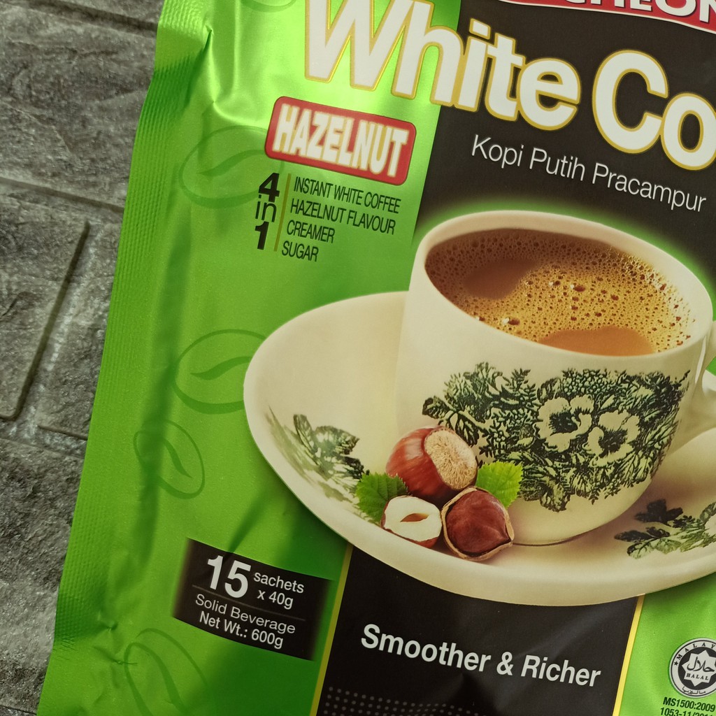 Cà Phê Trắng White Coffee AIK Hạt Dẻ Malaysia