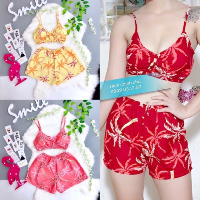Bikini trái cây đi biển đi bơi
