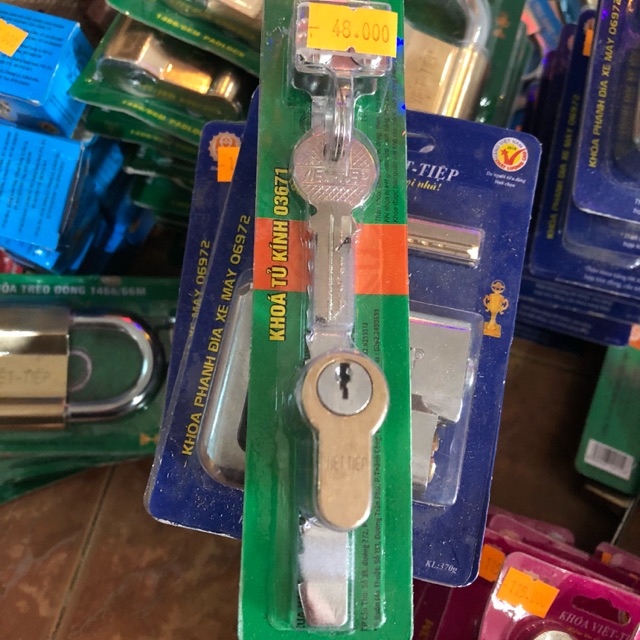 Khoá tủ kính 03671 Việt Tiệp
