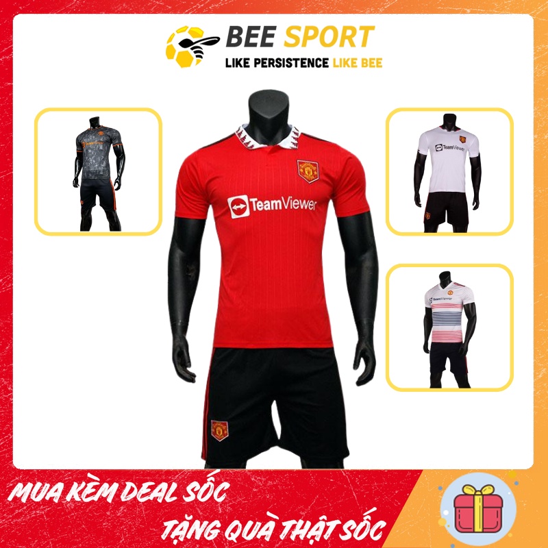 Áo clb MU (ManU) - Áo bóng đá câu lạc bộ chất liệu thun lạnh cao cấp