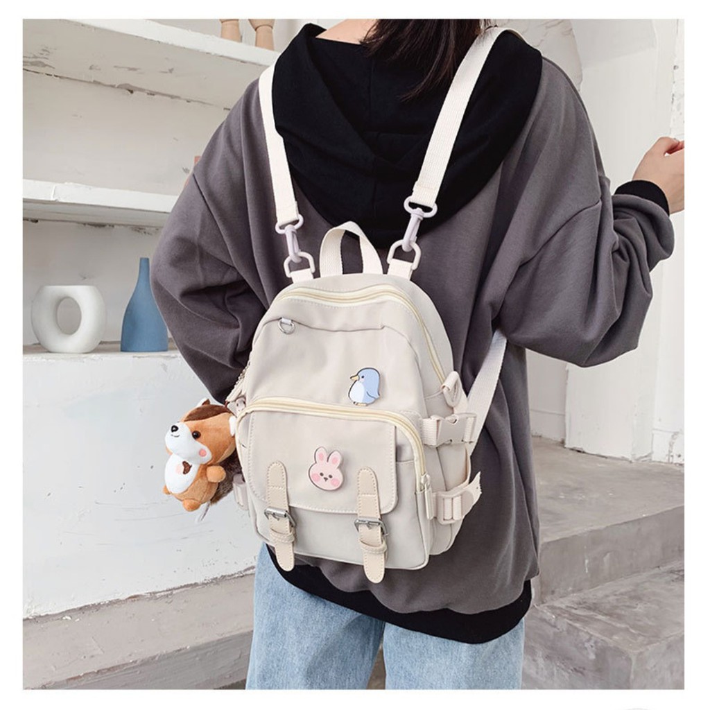 Balo Mini + TẶNG STICKER  𝑭𝑹𝑬𝑬𝑺𝑯𝑰𝑷  Balo Ulzzang cao cấp Chống Nước - B06