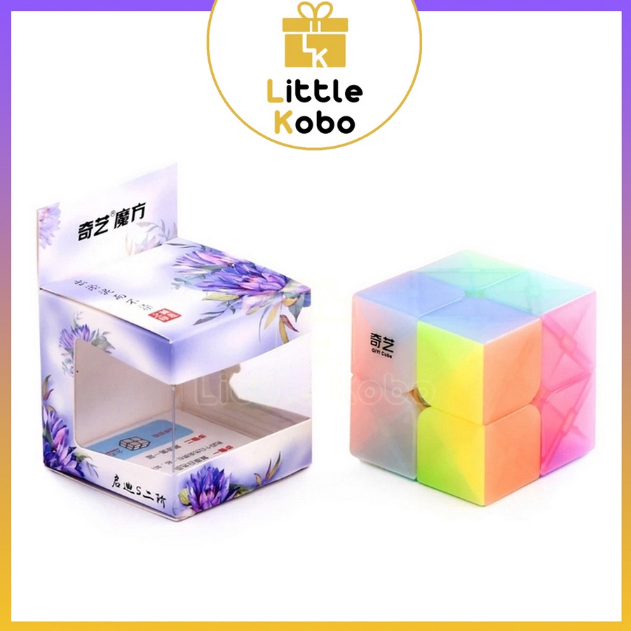 Bộ Sưu Tập Rubik Jelly QiYi 2x2 3x3 4x4 Pyraminx Skewb Square-1 SQ1 Windmill Fisher Rubic