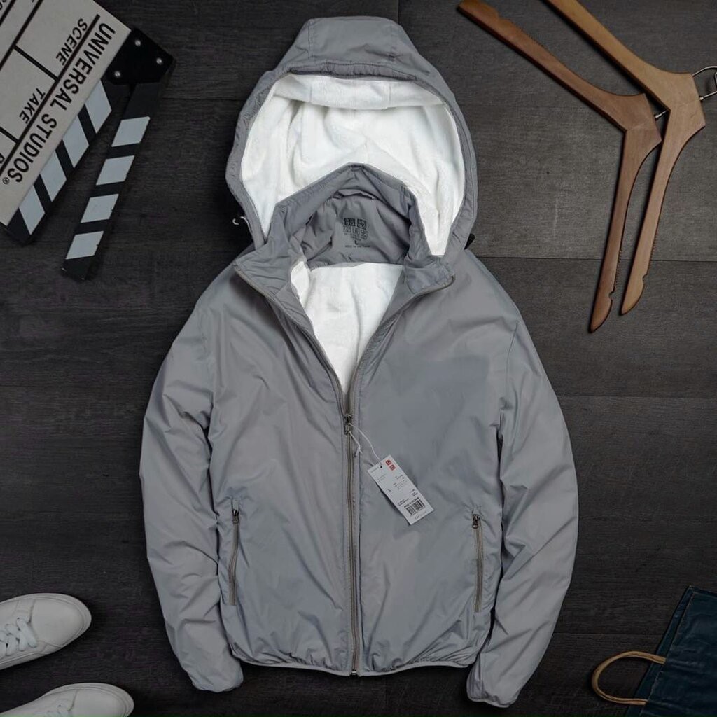Áo khoác lót lông nam vải dù gió cao cấp chống nước có mũ tháo rời mặc mùa đông siêu ấm chống gió giữ nhiệt | BigBuy360 - bigbuy360.vn