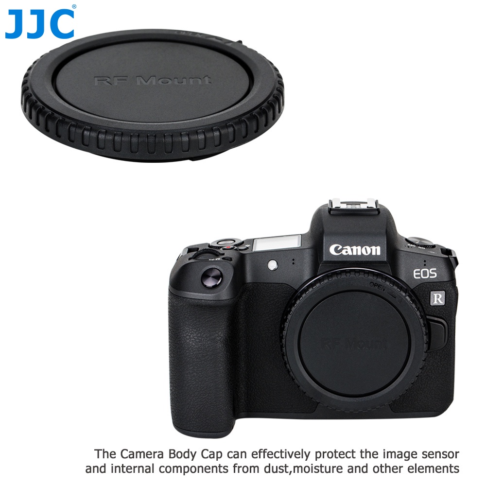 JJC Nắp Thân Máy Ảnh Canon RF Mount &amp; Ống Kính Phía Sau Dành Cho Máy Ảnh Canon Ngàm RF Và Ống Kính Không Gương Lật Ngàm Rf, Canon EOS R50 R10 R8 R7 R6 Mark II R5 R3 RP Ra R Và Hơn Thế Nữa