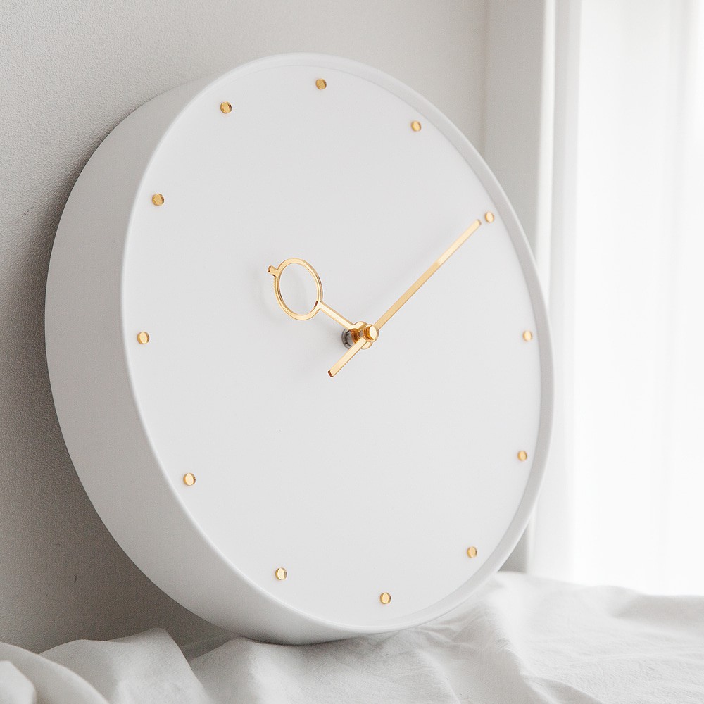 Đồng hồ treo tường, đồng hồ trang trí decor nhà cửa Gold Lucky wall clock - P0000BAV