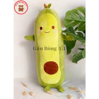 Gấu Bông Quả Bơ Trái Bơ Dài nhồi bông cute êm mịn dễ thương cao cấp