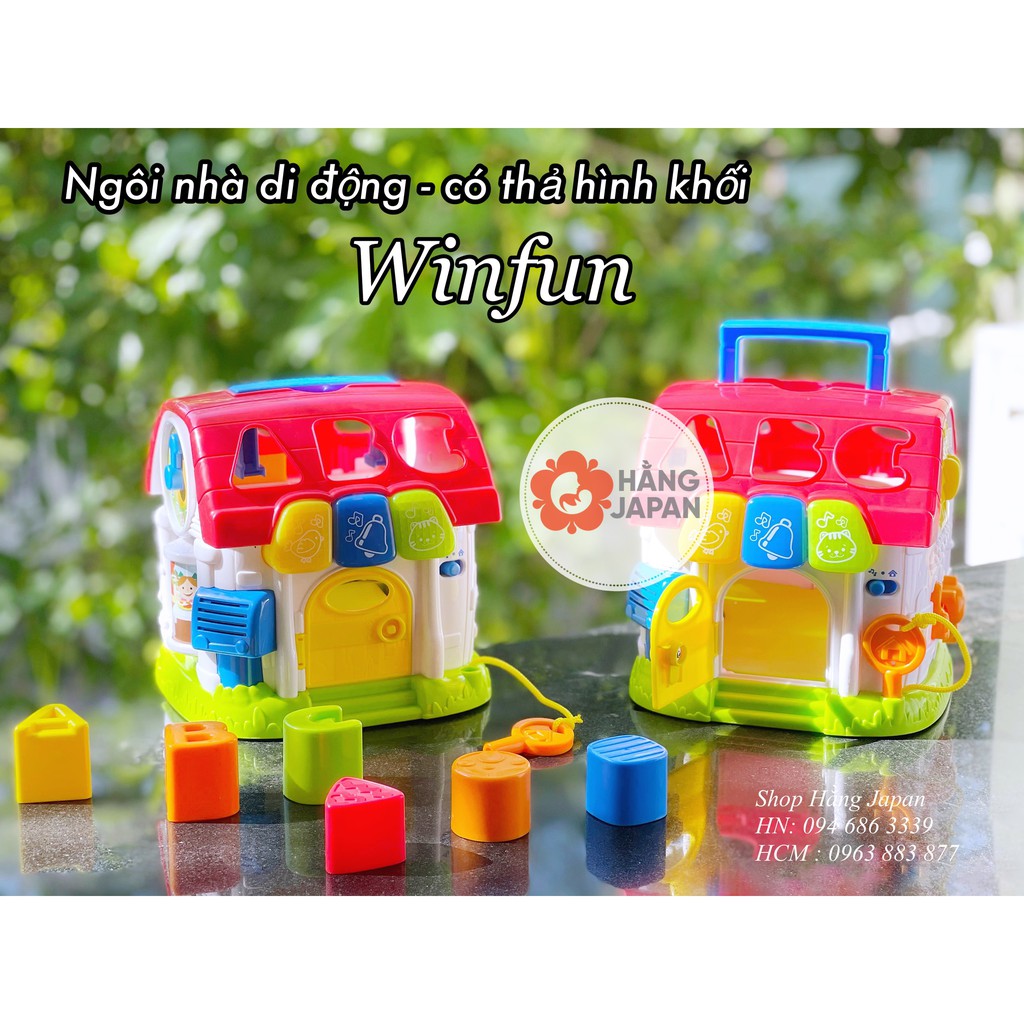 Winfun- Ngôi nhà thả hình khối vui nhộn có nhạc 000772