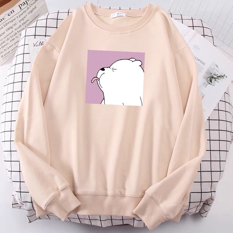 Áo Nỉ Lợn thè lưỡi, Áo hoodie From rộng, tay phồng, Chất nỉ mềm, không xù, ấm áp, Sét bộ mặc cho nam và nữ - MODY