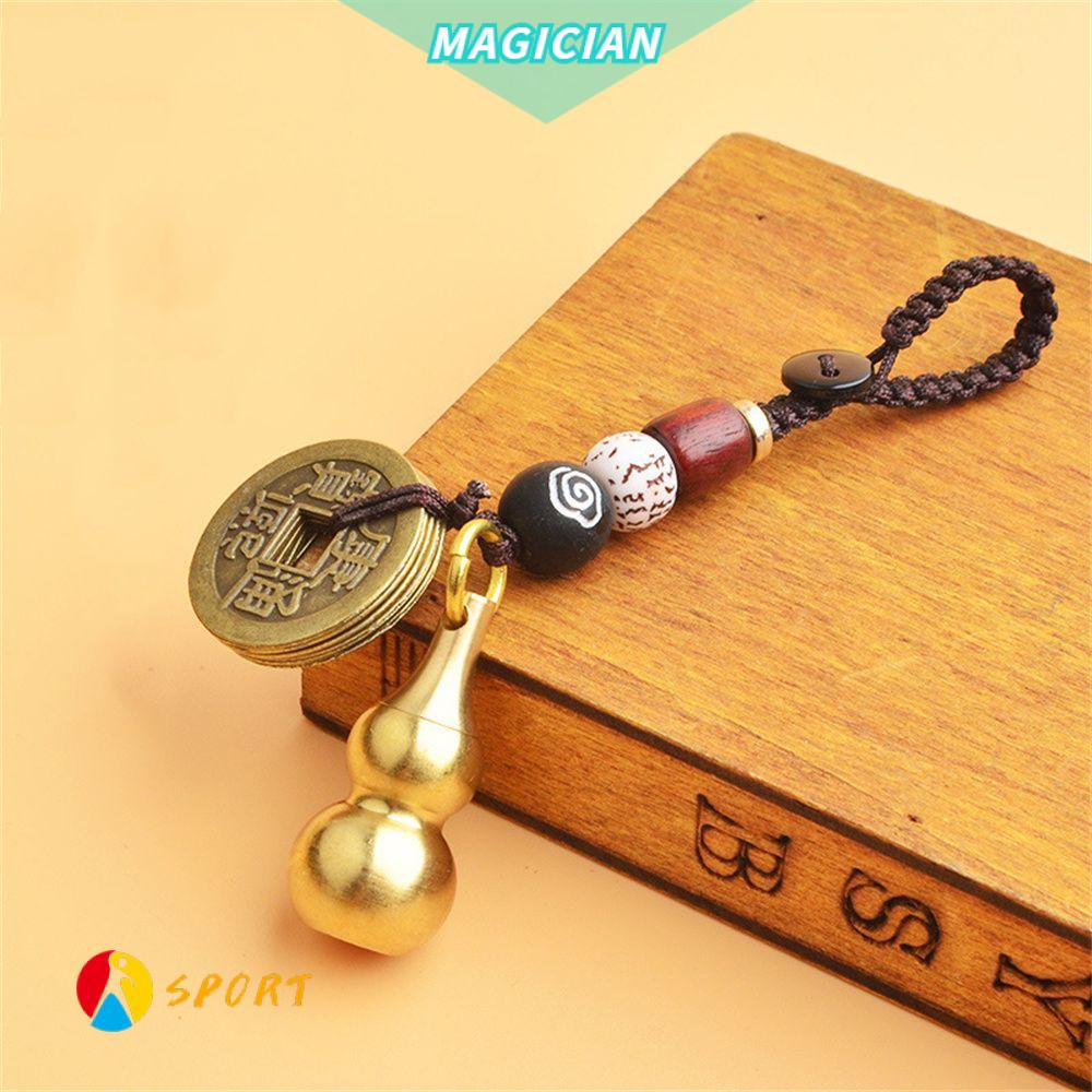 Hộp Đựng Thuốc/Móc Khóa Hình Hồ Lô Bằng Đồng Thau Chống Thấm Nước