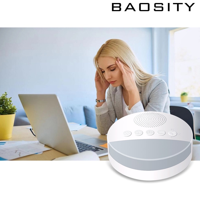 [BAOSITY]White Noise Sound Machine Sleep Therapy Plays Soothing Sounds+ Timers