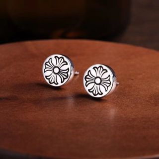 Bông Tai Bạc Thái Tròn Jedo.vn Chất Liệu Cao Cấp - chrome hearts