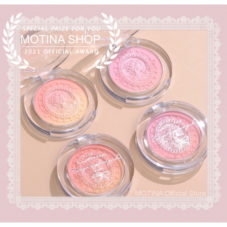 Phấn Má Hồng Màu Nude / Trắng Sữa / Đỏ Trang Điểm Tự Nhiên Dành Cho Nữ