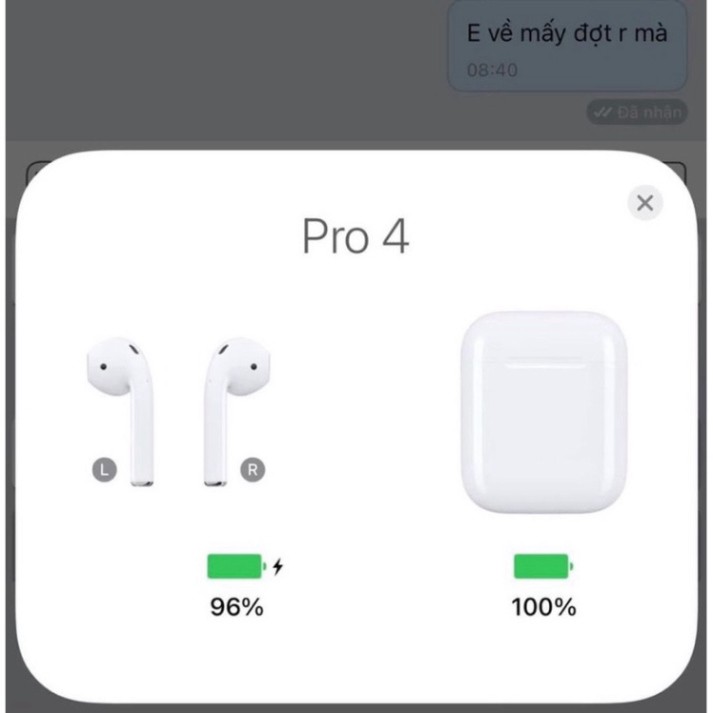 Tai Nghe Bluetooth 5.0 Không Dây Mini Pro4 Tws Tiện Dụng jun.shop04
