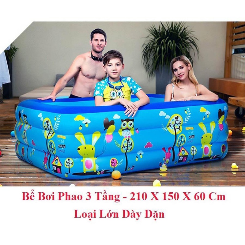 Bể bơi Mini- bể bơi tắm tại nhà cho trẻ em bể 1m3, 1m5, 2m1 chất lượng cao bền bỉ