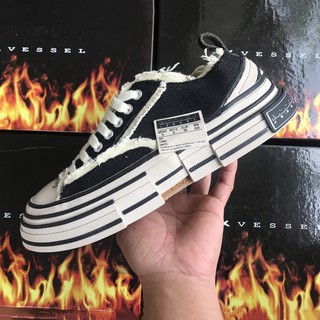 Video Thật-Giày xVESSEL box Lửa, Đế Gỗ, giày sneaker thể nao nam nữ hot nhất của năm