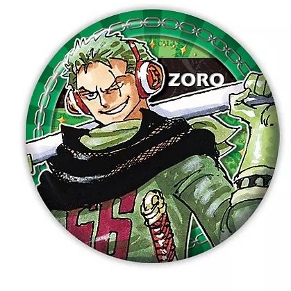 Huy hiệu cài áo in hình ONE PIECE ZORO SANJI LUFFY KATAKURI phụ kiện cài áo anime chibi xinh xắn