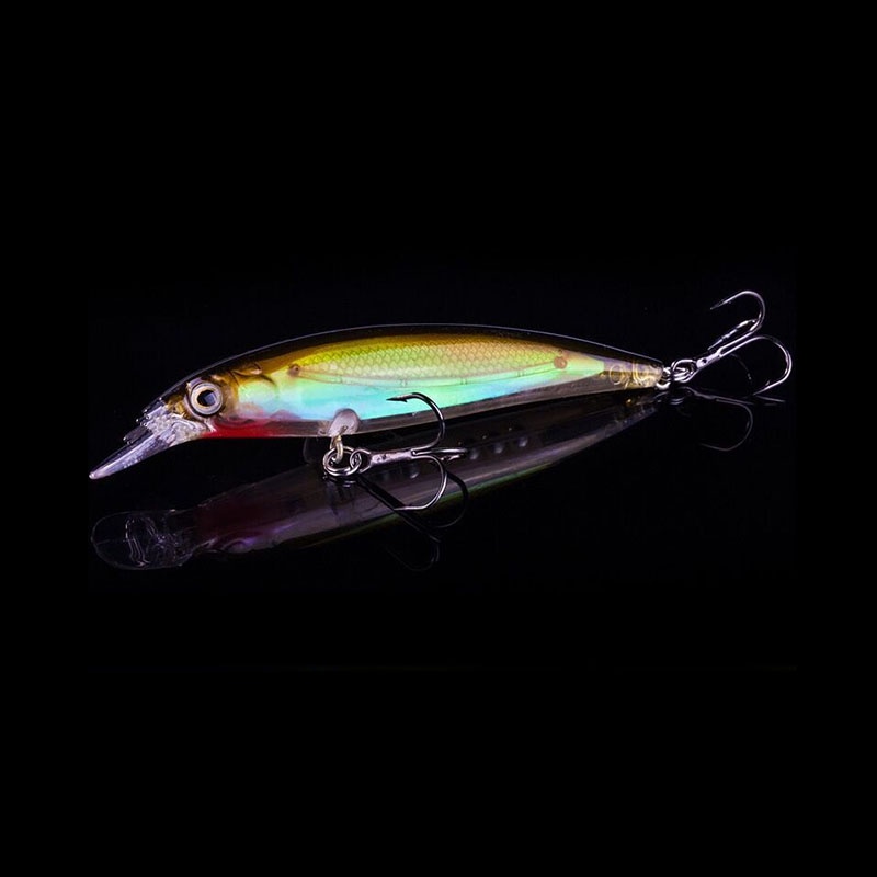 Mồi Câu Cá Giả Bằng Nhựa ABS Cứng 11cm/14g Kèm 4 Mồi Câu# Mồi Câu Cá Có Mắt 3D Sắc Bén