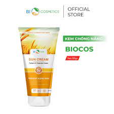 Kem Chống Nắng BIOCOS Sun Cream SPF50+ Bảo Vệ Khỏi Tia UV PA+++ Dưỡng Ẩm 80g | BigBuy360 - bigbuy360.vn
