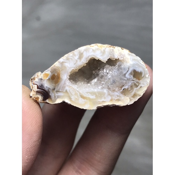 [đá thô] Agate geodes (Hốc mã não mini)