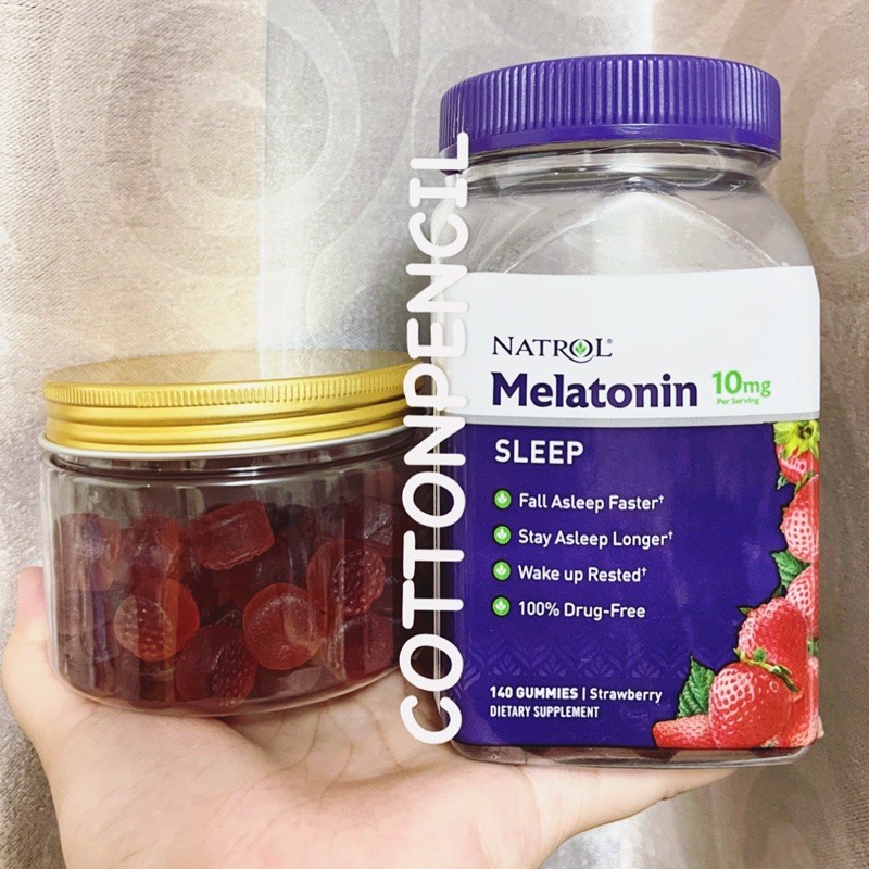 KẸO NGỦ NATROL MELATONIN SLEEP - GUMMIES SLEEP 10mg