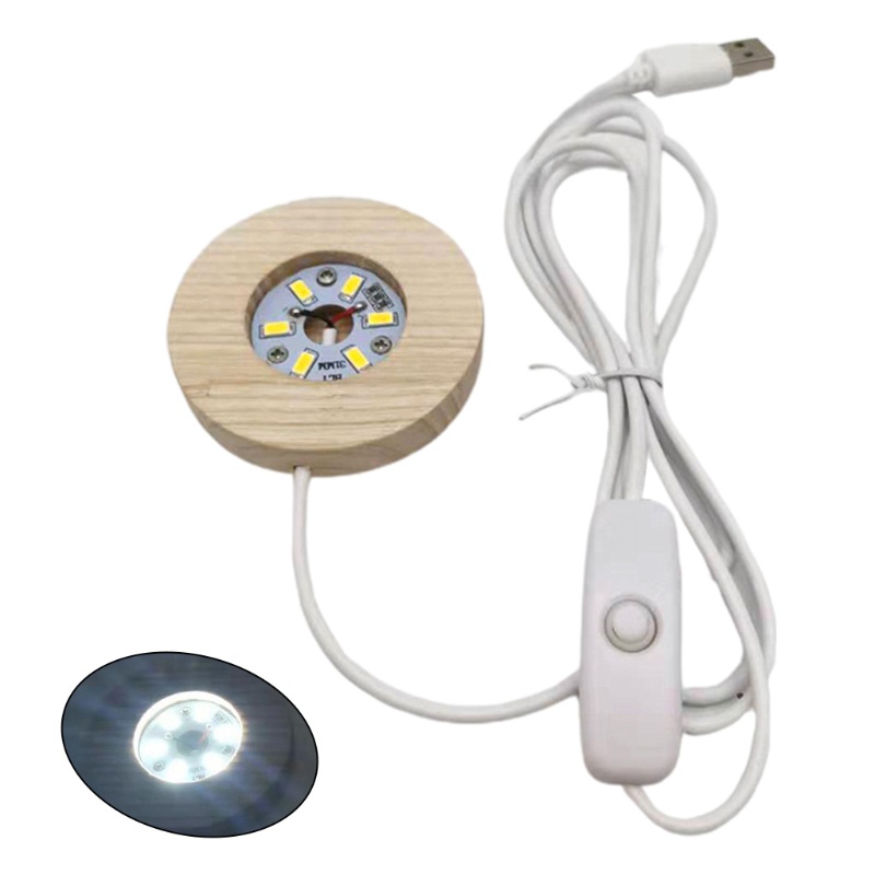 Giá Đỡ Pha Lê Thủ Công Có Đèn LED Phát Sáng Dùng Trang Trí Ban Đêm