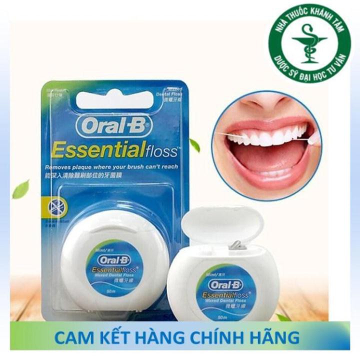 ! ! Chỉ nha khoa ORAL B Essential floss [Cuộn 50m]