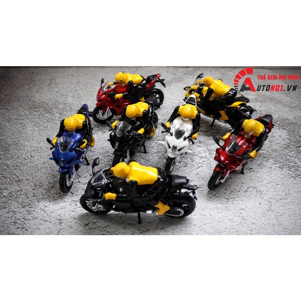 MÔ HÌNH XE YAMAHA YZF- R1 VÀ FIGURE 1:18 MSZ