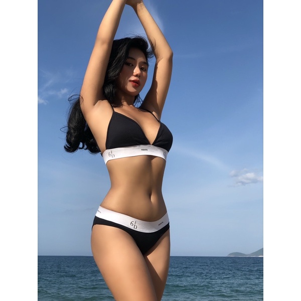 ÁO LÓT NỮ 🍒 FREESHIP 🍒 COTTON BASIC BRA MONOGRAM | FIT 40-62KG