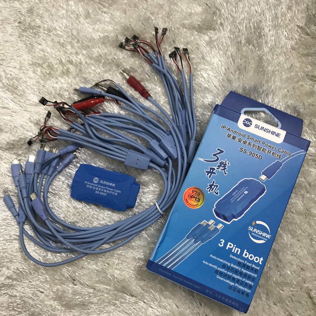 Dây cấp nguồn iphone và android SS905D