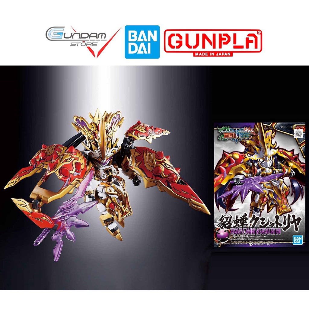 Mô Hình SD Diao Chan Kshatriya Gundam Sangoku Soketsuden Bandai Tam Quốc Chí Đồ Chơi Lắp Ráp Anime Nhật