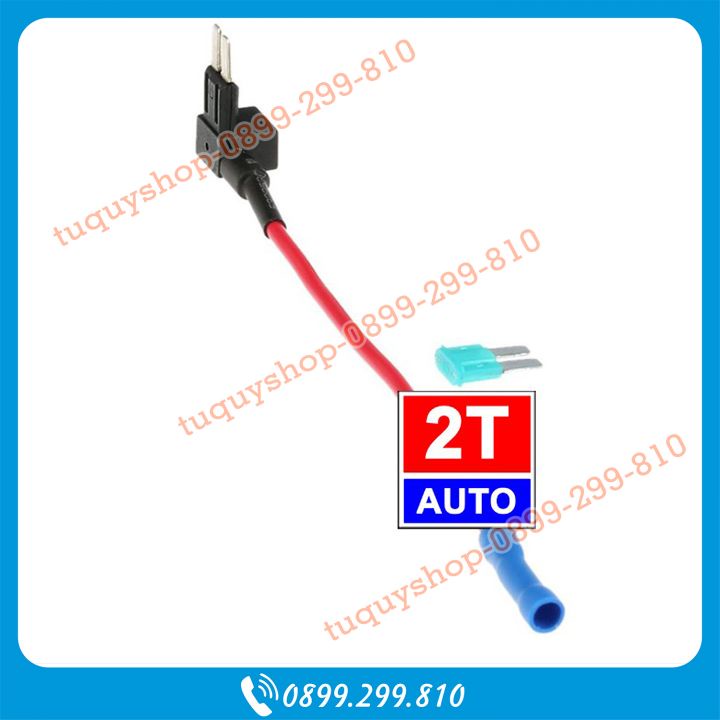 01 Dây lấy nguồn từ hộp cầu chì dưới vô lăng ô tô xe hơi- chuẩn chân micro2, SKU:151