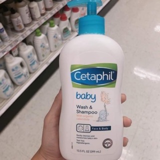 Tắm bé Cetaphil 399ml mẫu mới  (hàng mua từ mỹ)