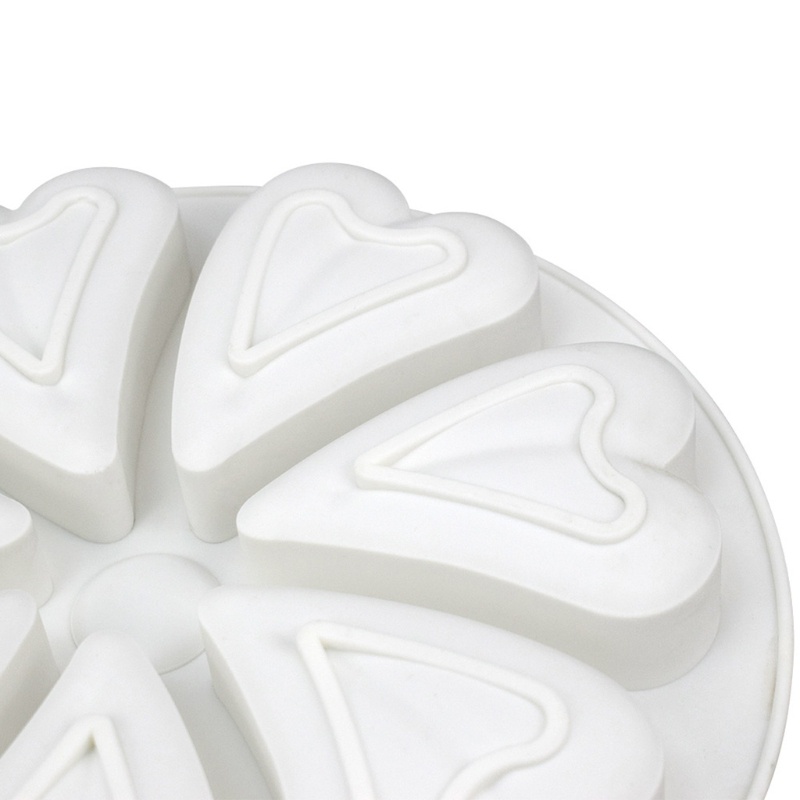 Khuôn Silicone Làm Sô Cô La Hình Trái Tim TAK Valentine