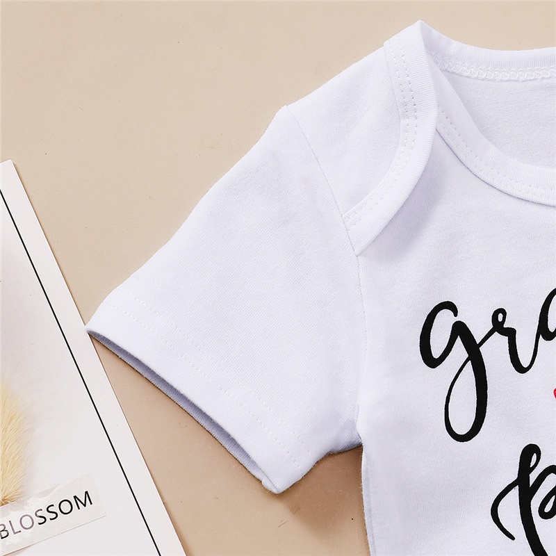 Áo liền quần Mikrdoo ngắn tay in hình chú voi dễ thương cho trẻ sơ sinh