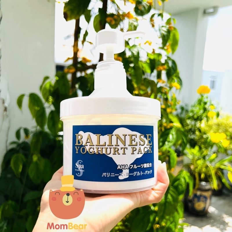 Ủ Trắng Sữa Chua Balinese Yoghurt Pack 500ml