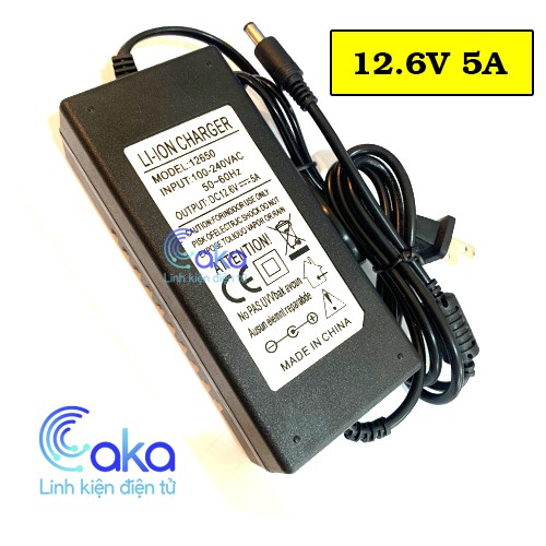 LKDT Sạc 3S 12.6V 5A có đèn báo đầy, chuyên sạc pin Li-ion 10.8V - 12V