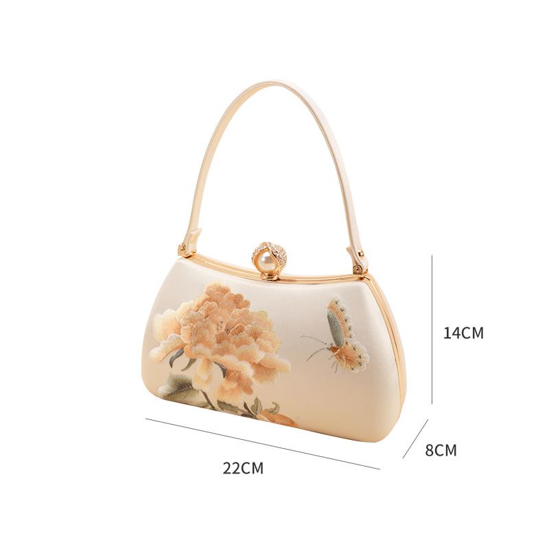 SAN HÀNG TÚI XÁCH DỰ TIỆC THÊU HOA TÚI TRUNG NIÊN SANG TRỌNG CAO CẤP