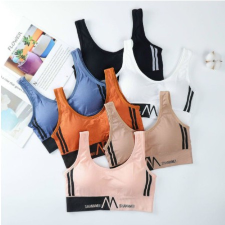 MẪU MỚI-Áo bra tập gym, yoga dáng croptop cá tính #W