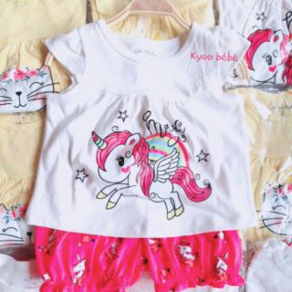 Combo 2 bộ xuất Hàn bé gái