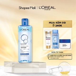 Nước tẩy trang cho mọi loại da L’Oreal Paris 3-in-1 Micellar Water 400ml